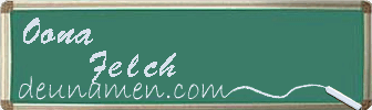 Oona Felch Visitenkarte